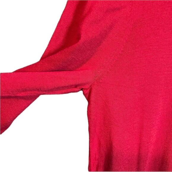NWT!  Halogen Pima cotton blend red  sweater‎ - Picture 4 of 13